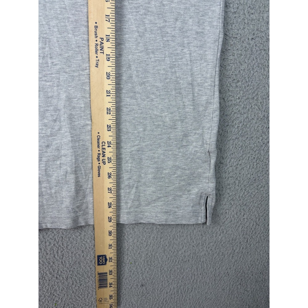 Brooks Brothers Polo Shirt Mens XL Gray Performance Supima Cotton Stretch Logo - Picture 4 of 6